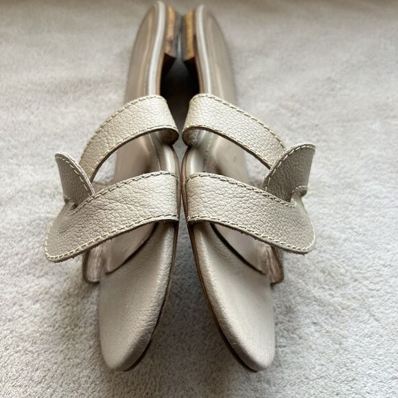 Kaanas Santorini Infinity Loop Nude Tan Leather Strappy Flat Sandals Women’s 11 - Picture 15 of 15